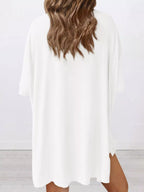 Full Size Half Sleeve T-shirt Shorts Set Plus (28)