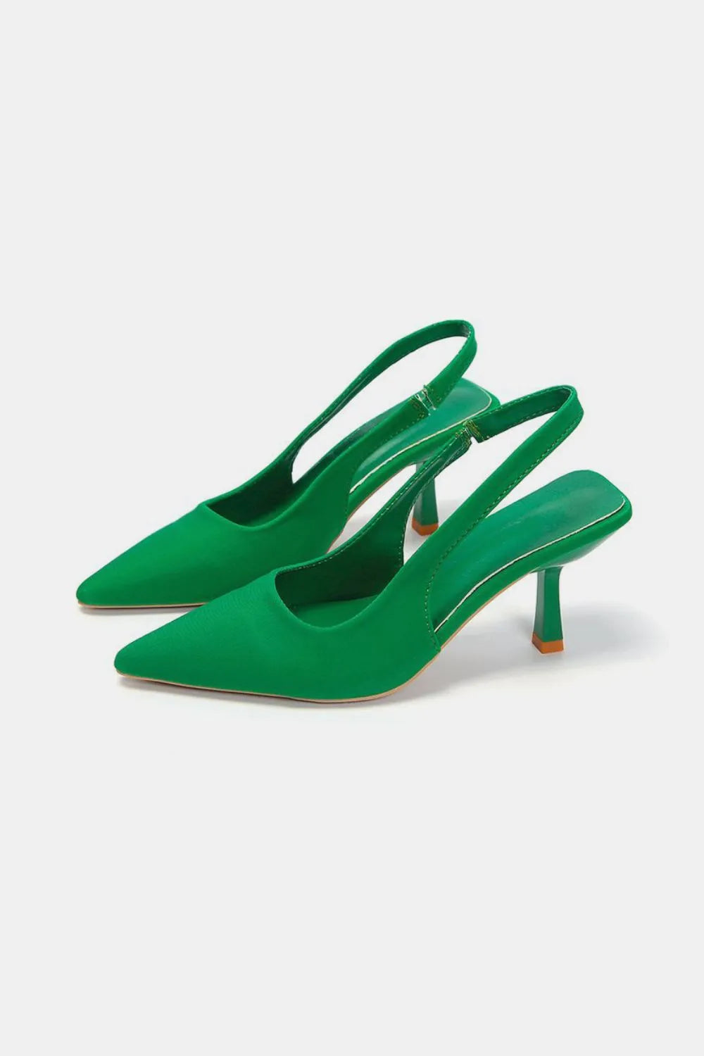 Pu Leather Point Toe Pumps (6)