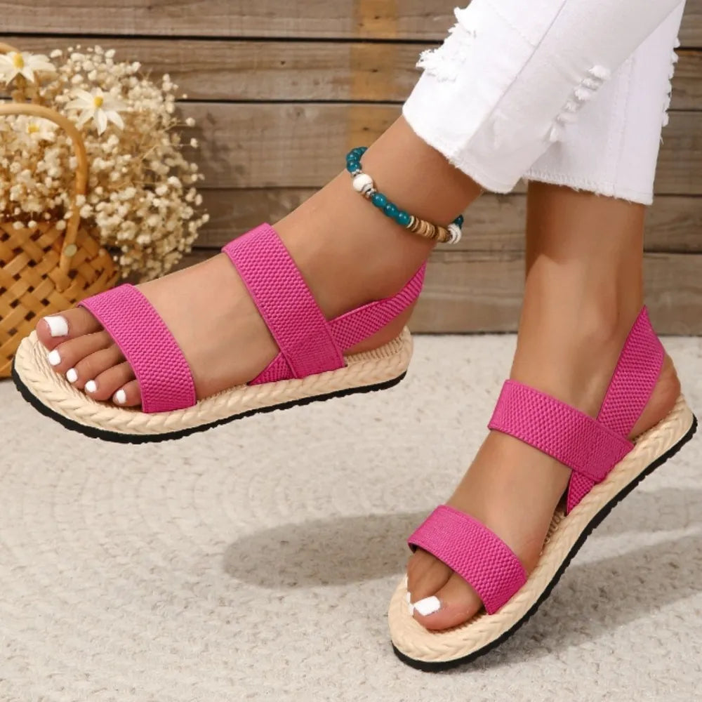 Open Toe Flat Sandals (8)