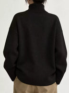 Turtleneck Dropped Shoulder Sweater (28)