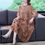Middle Aged Mother's Silk Dress photo 2
