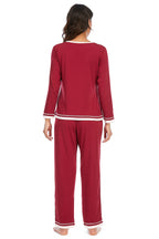 V-neck Top Pants Lounge Set (6)