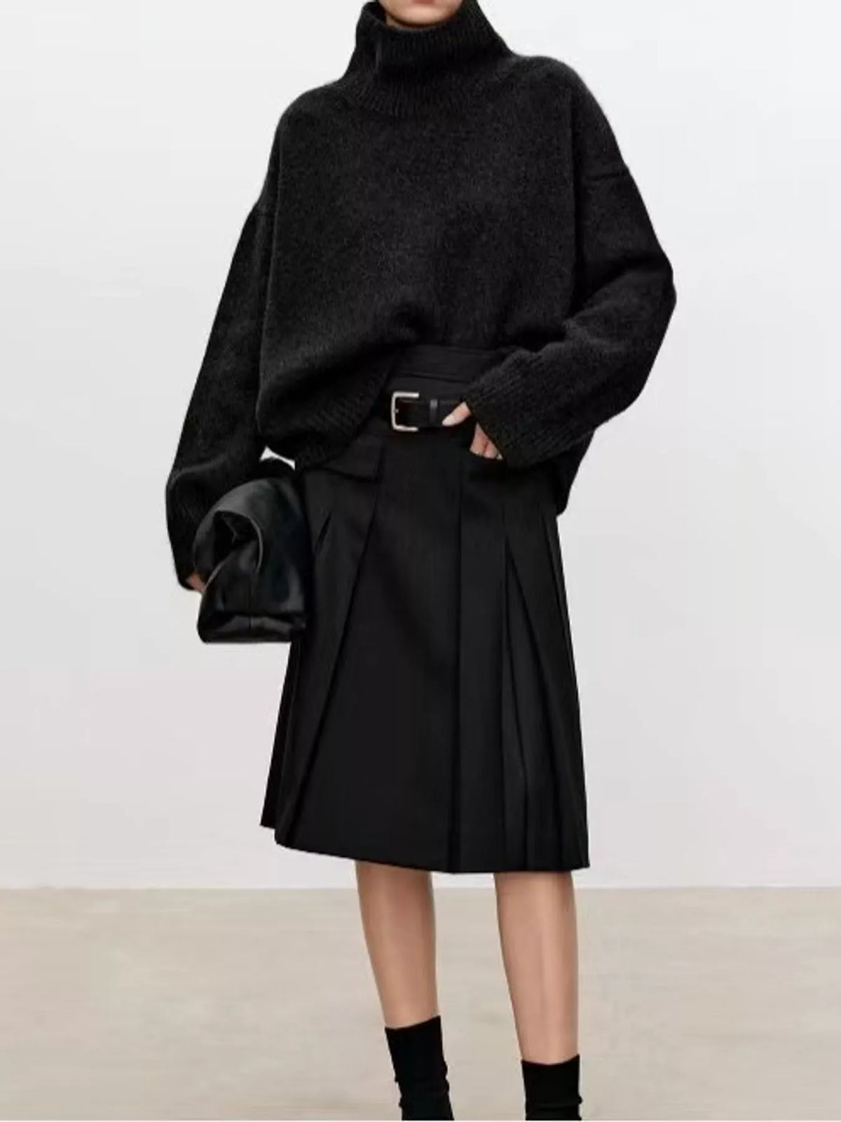 Oversized Turtleneck Wool Sweater (33)