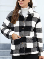 Button Up Drop Shoulder Fuzzy Jacket (19)
