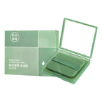 Powder Puff Mirror Face Oil-absorbing Green Linen Suede variant CJYD202192501AZ