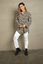 Leopard Roll-tap Sleeve Shirt (4)