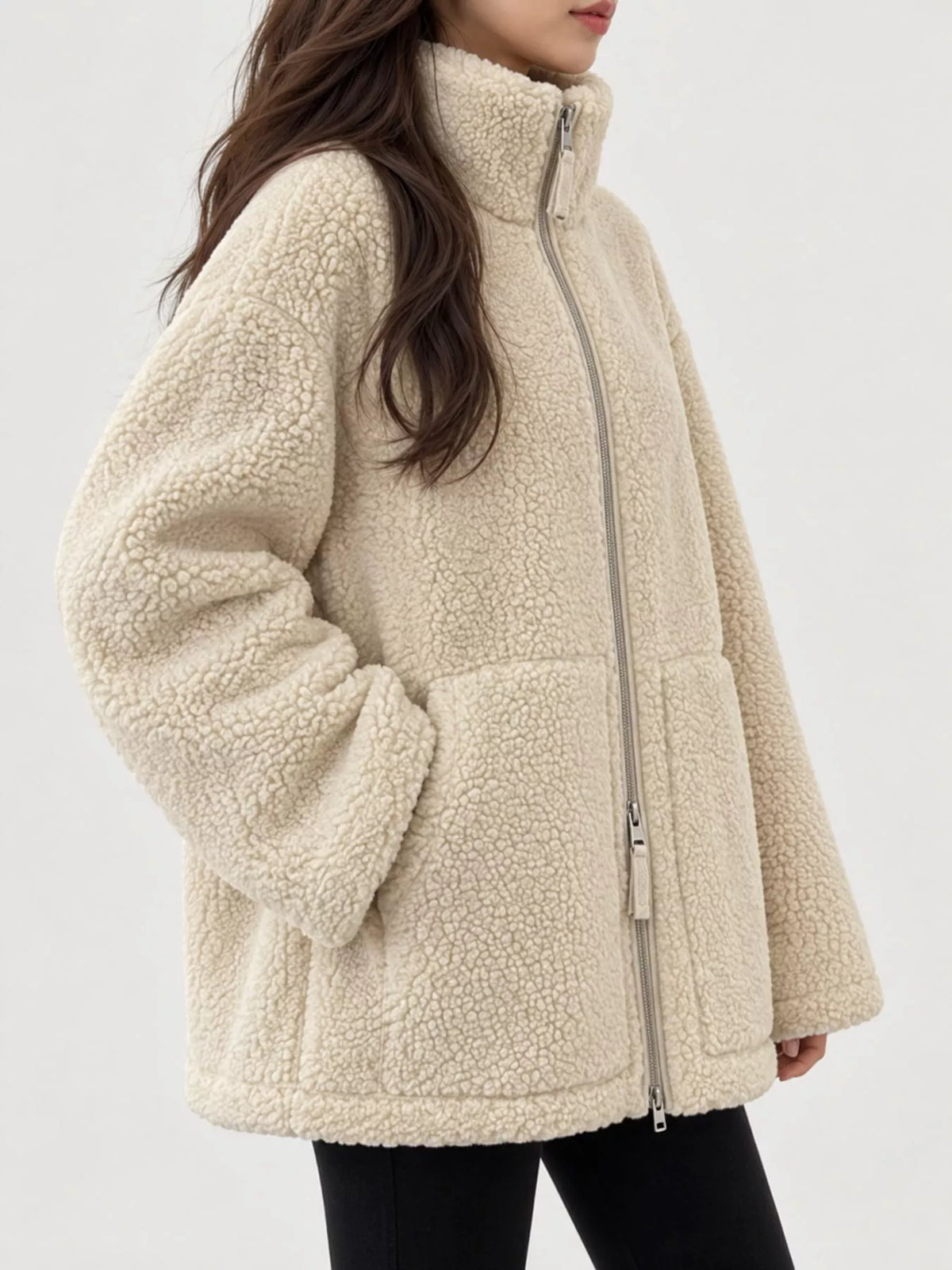 Sherpa Zip-up Outerwear (4)