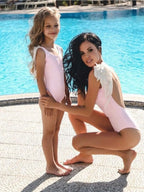 Backless Wide Strap Parent-child Swimwear (15)