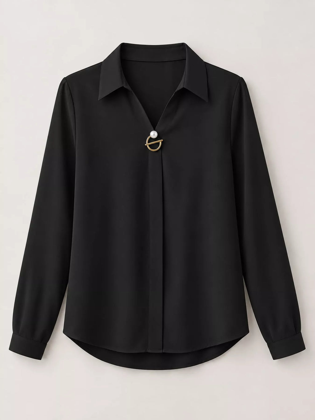 Long Sleeve Satin Blouse (10)
