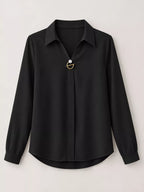 Long Sleeve Satin Blouse (10)