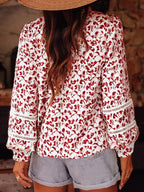 Floral Button Down Long Sleeve Shirt (2)