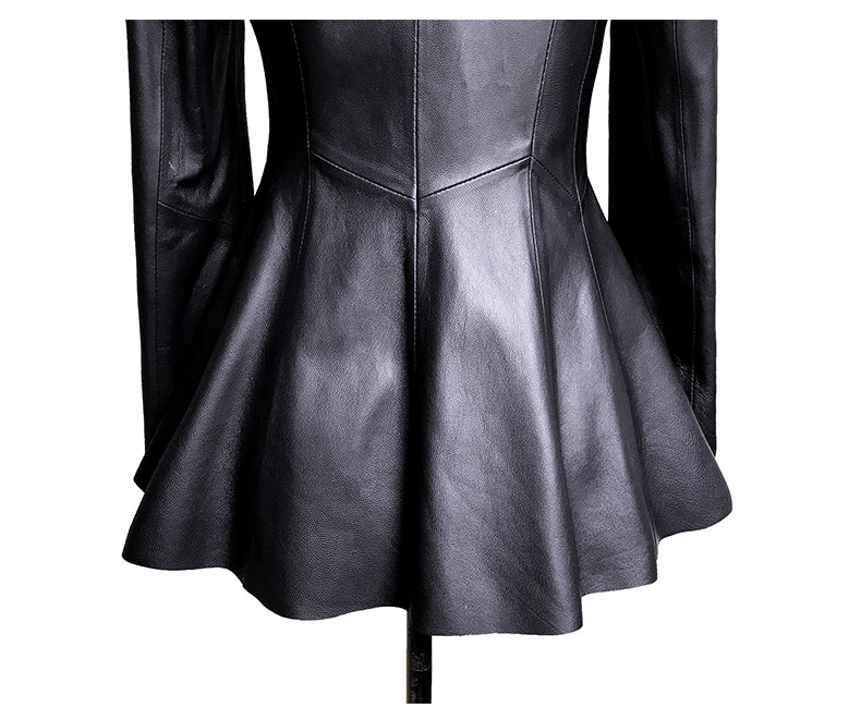 Short Coat Leather Jacket photo 3