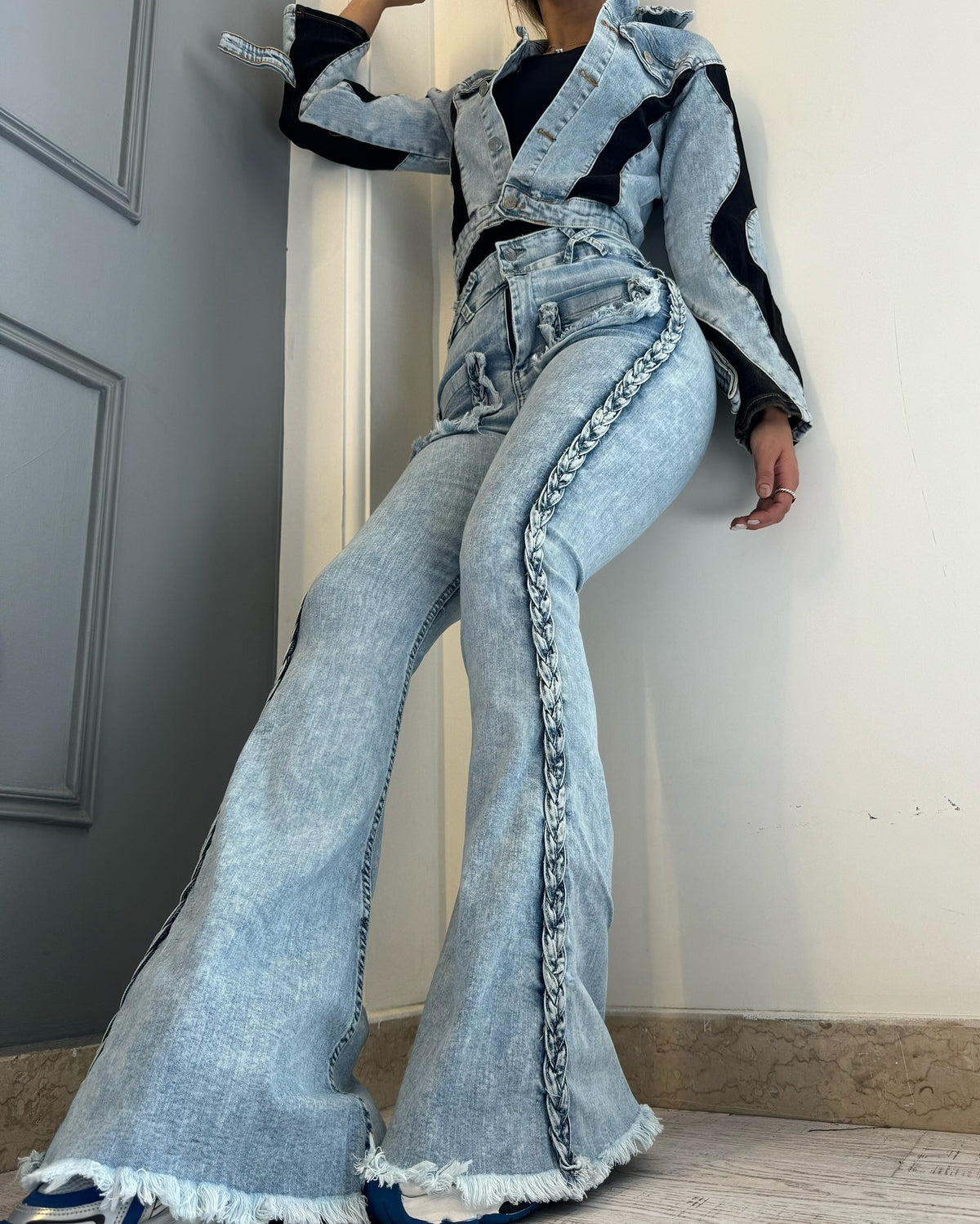 High Waist All-matching Denim Pants variant CJNZ214837801AZ|CJNZ214837802BY|CJNZ214837803CX|CJNZ214837804DW|CJNZ214837805EV