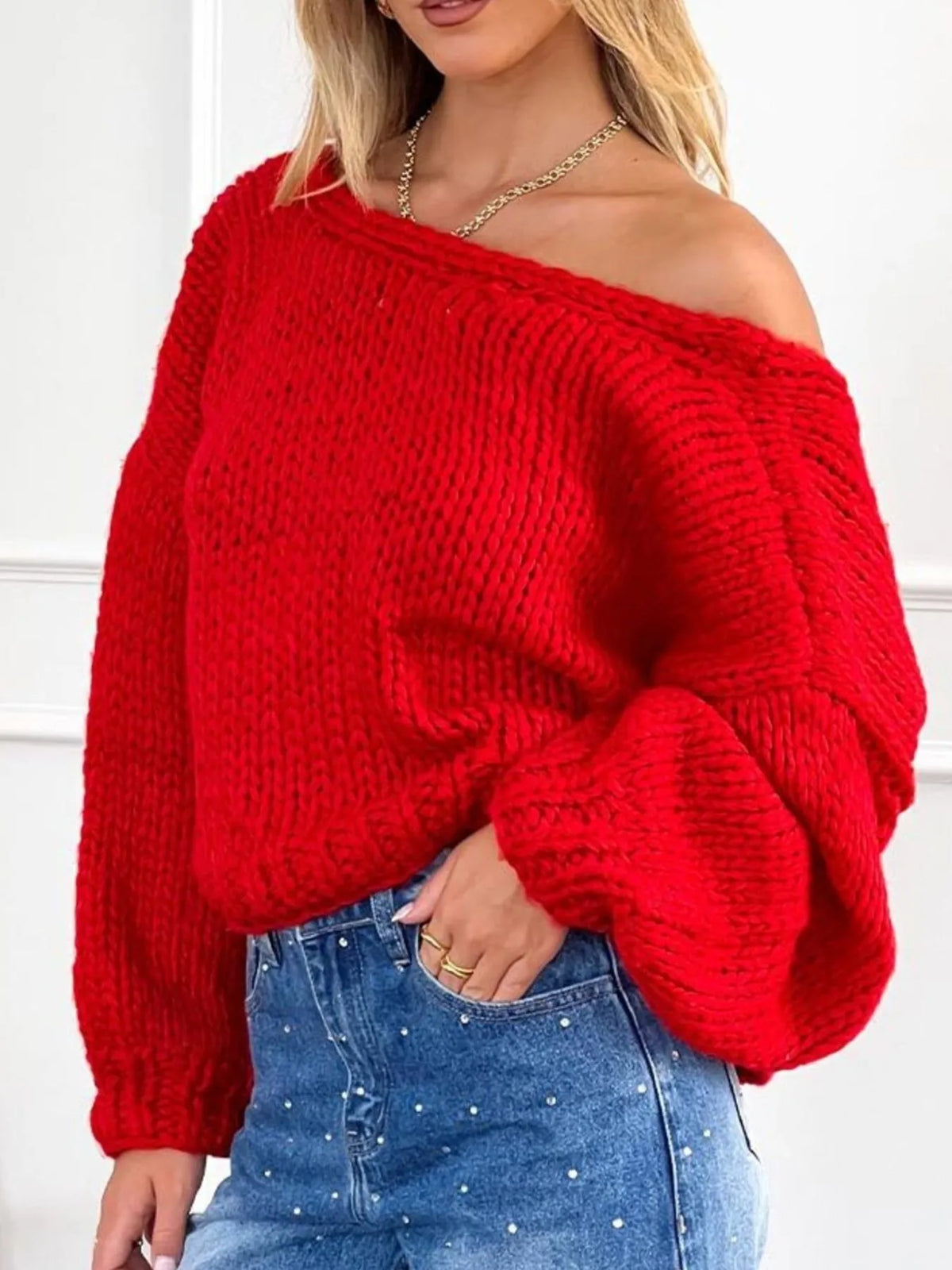 Tied Drop Shoulder Cardigan (2)