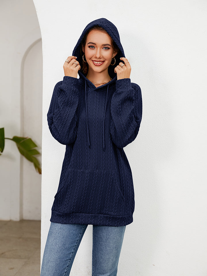 Raglan Sleeve Front Pocket Hoodie (11)
