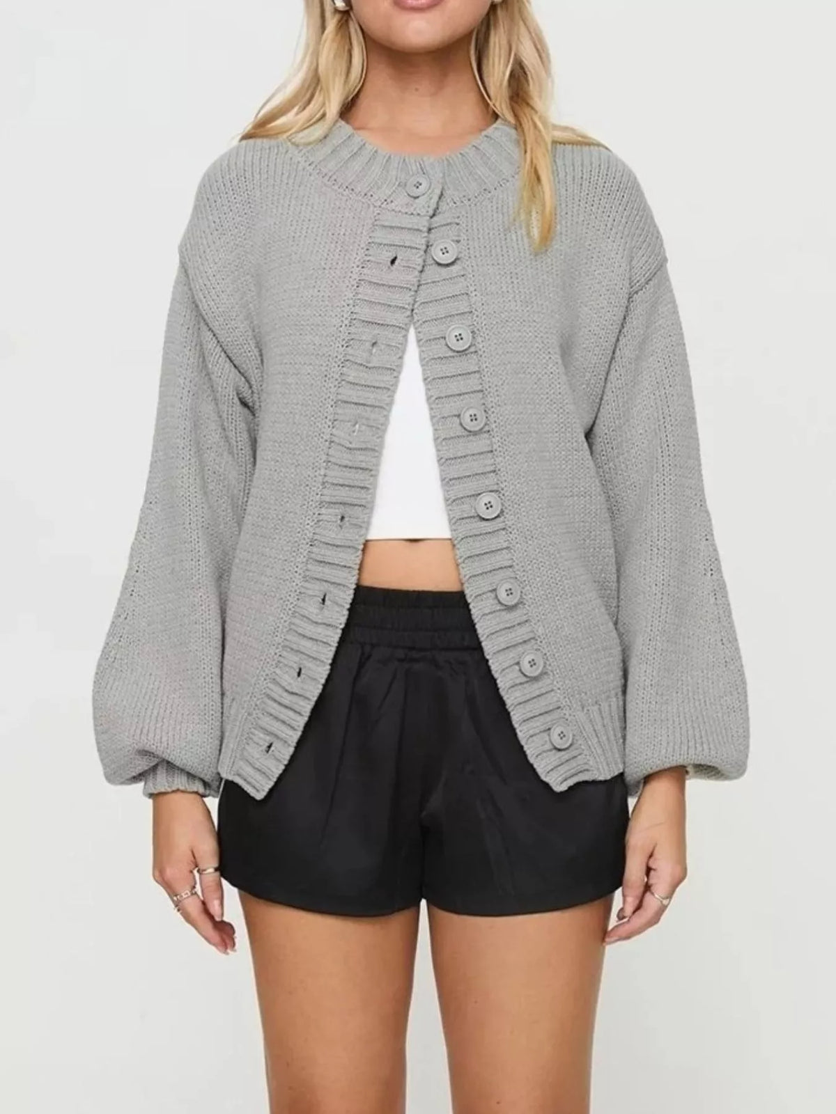 Button-down Knit Cardigan (10)