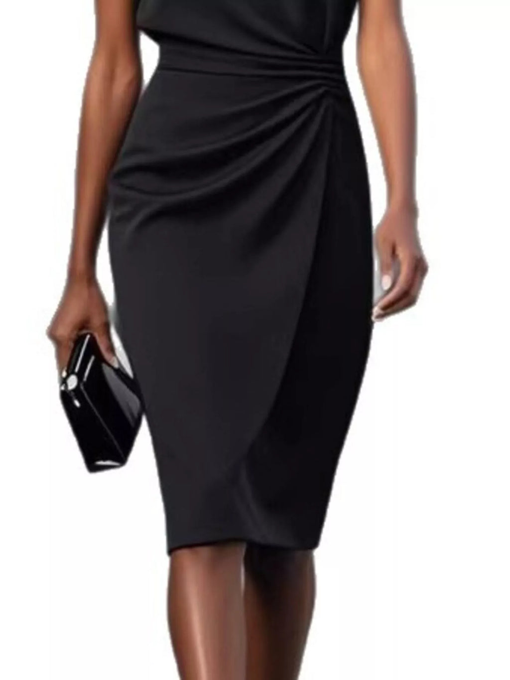 Ruched Waist Sleeveless Dress (9)