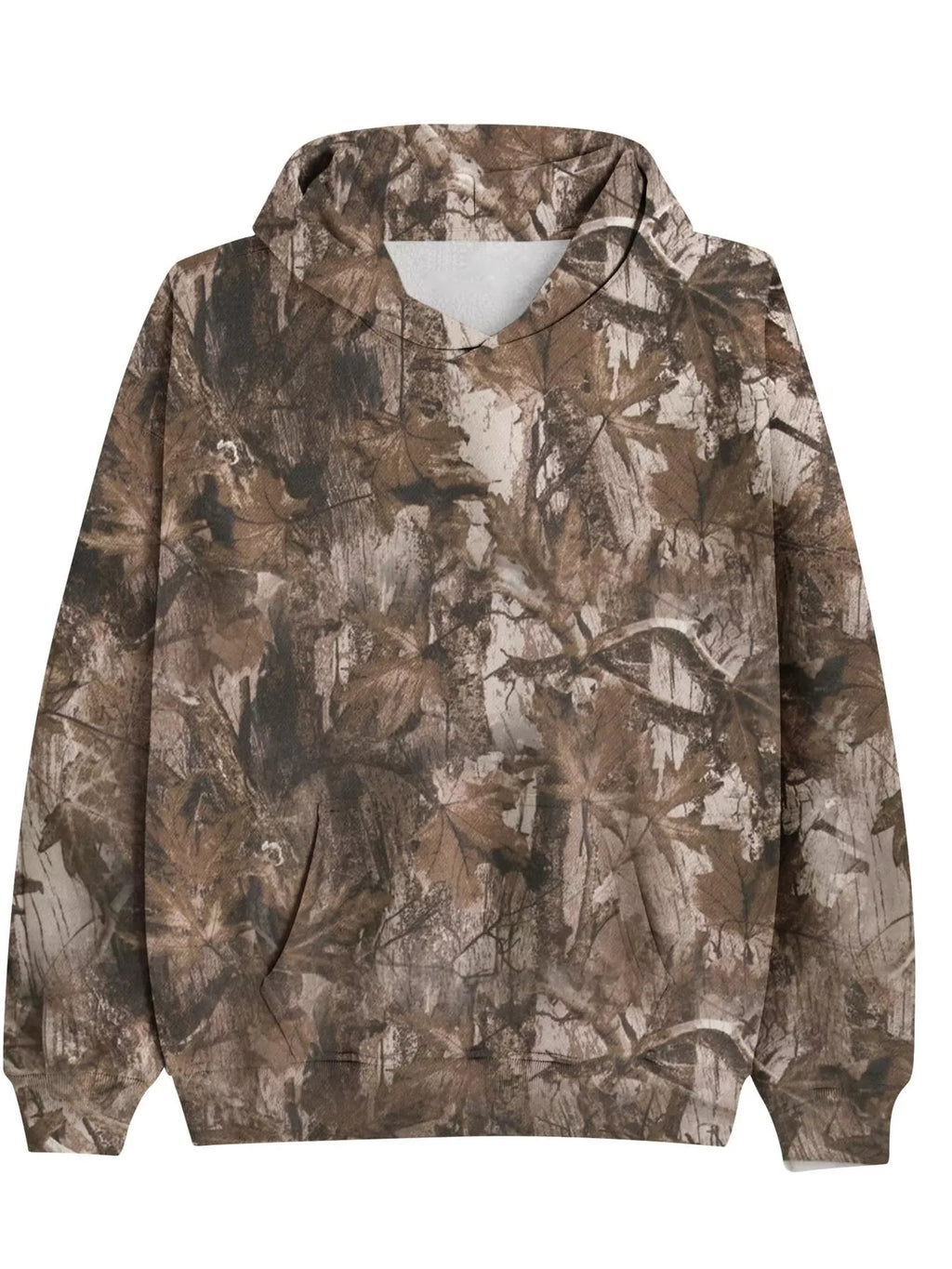 Printed Kangaroo Pocket Oversized Hoodie (6)