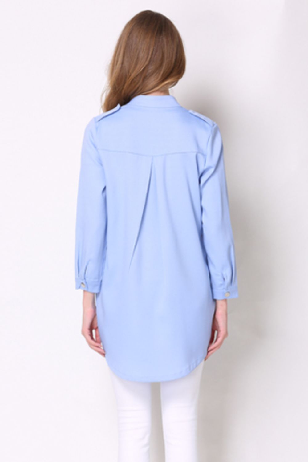 Full Size Open Front Longline Trench Coat (9)