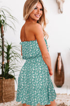 Ditsy Floral Strapless Mini Dress (12)