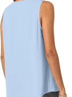Full Size V-neck Sleeveless Tank Top Plus (9)