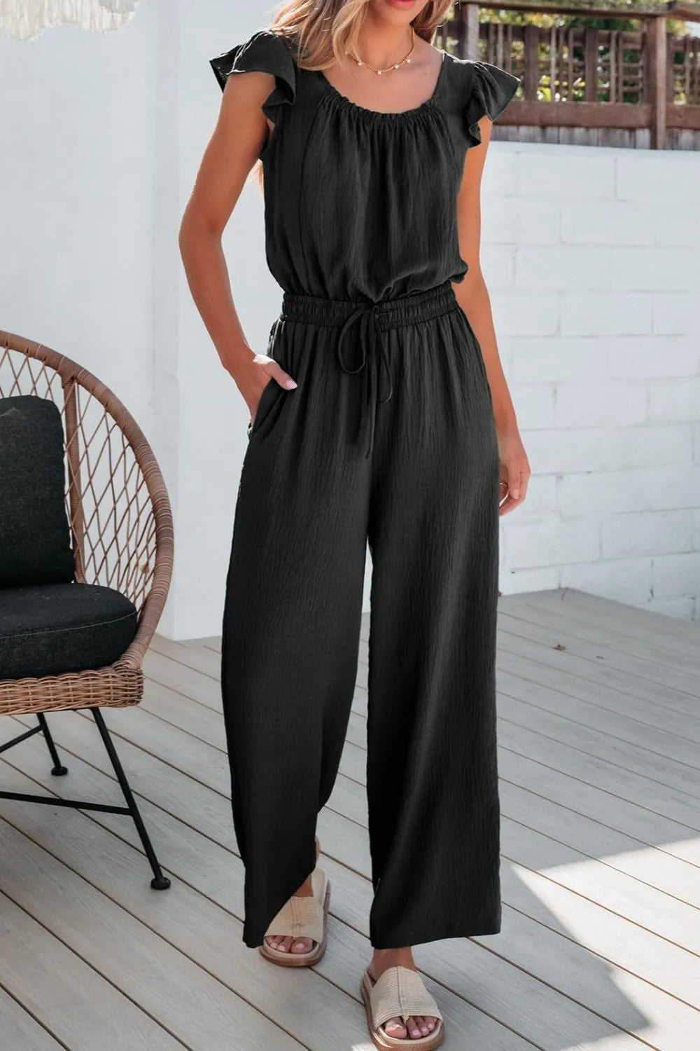 Ruffled Cap Sleeve Wide Leg Jumpsuit (17)