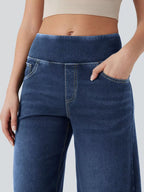 High-waisted Wide Leg Jeans (10)