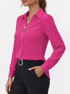 Long Sleeve Satin Blouse (23)