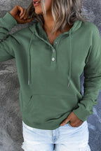 Dropped Shoulder Long Sleeve Hoodie Pocket (20)