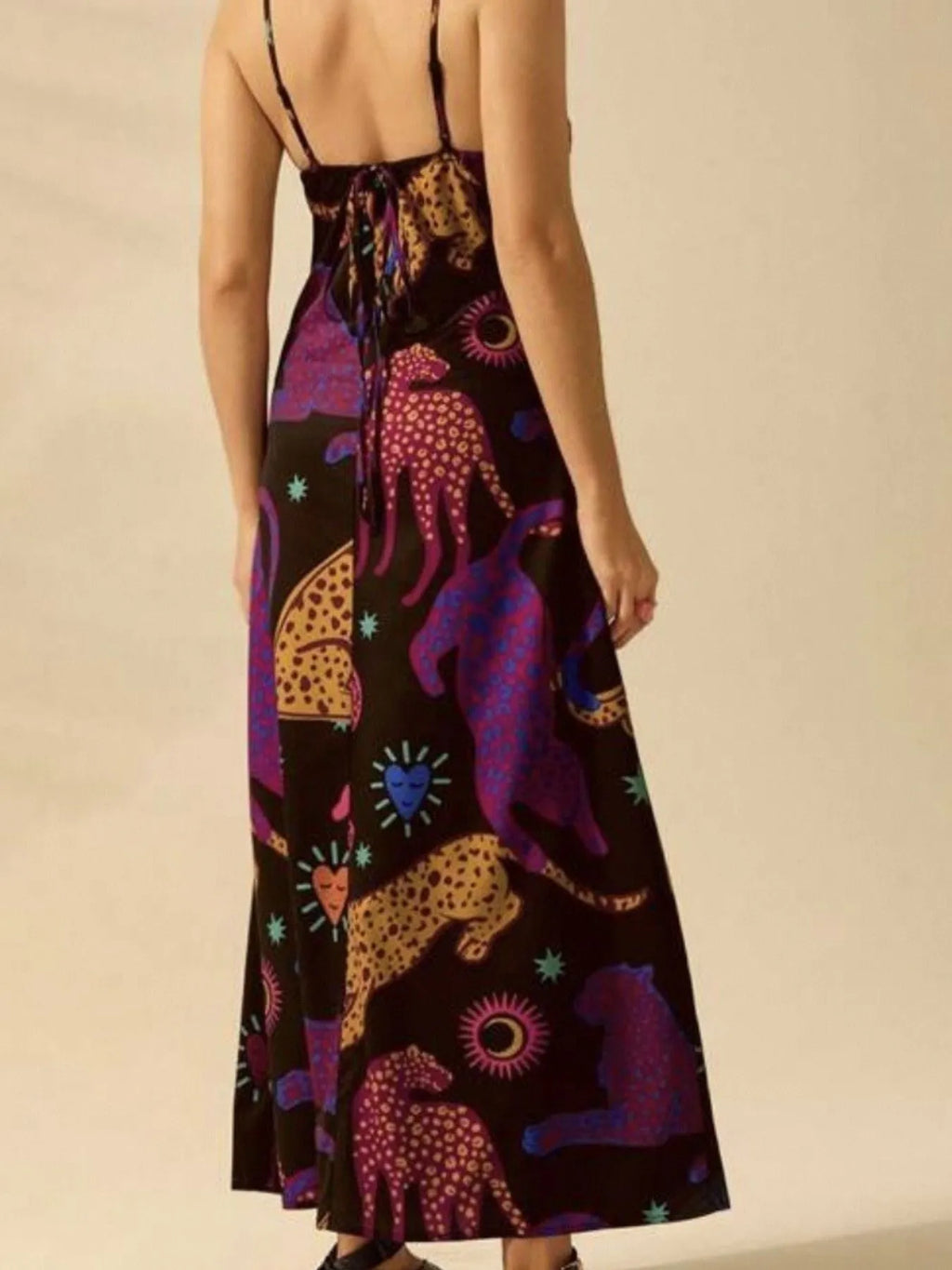 Printed Sleeveless Maxi Dress (13)