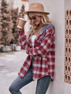 Oversized Plaid Button Up Shacket (8)