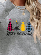 Round Neck Graphic Long Sleeve Sweatshirt (3)