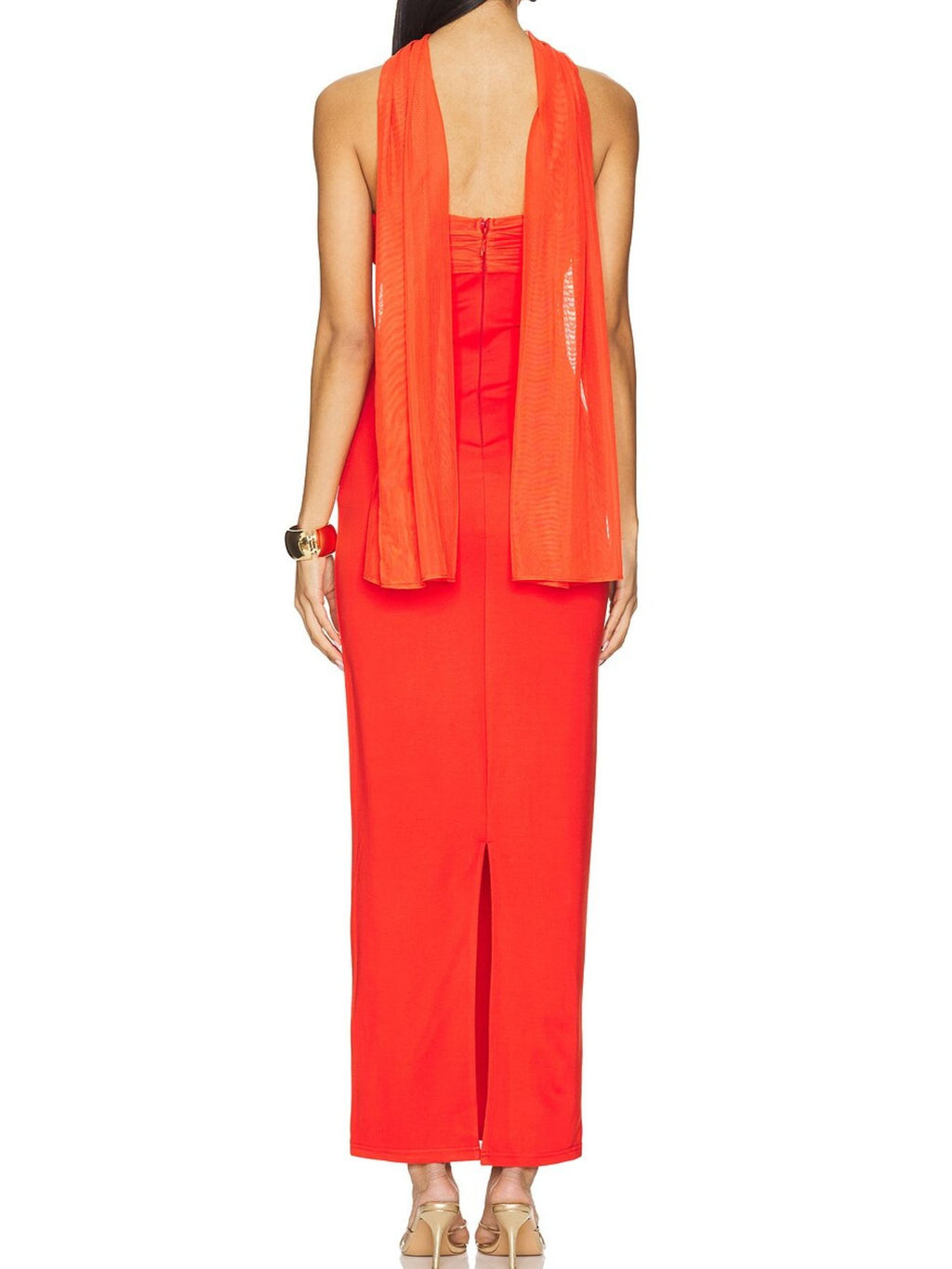 Ruched Tube Maxi Dress (4)