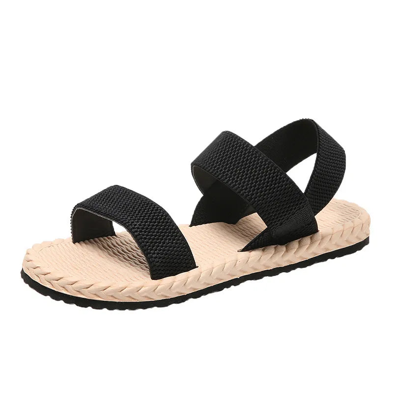 Open Toe Flat Sandals (4)