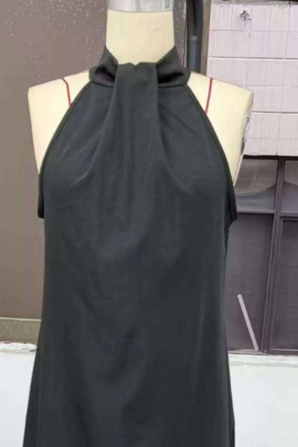 Halter Neck Sleeveless Maxi Dress (11)