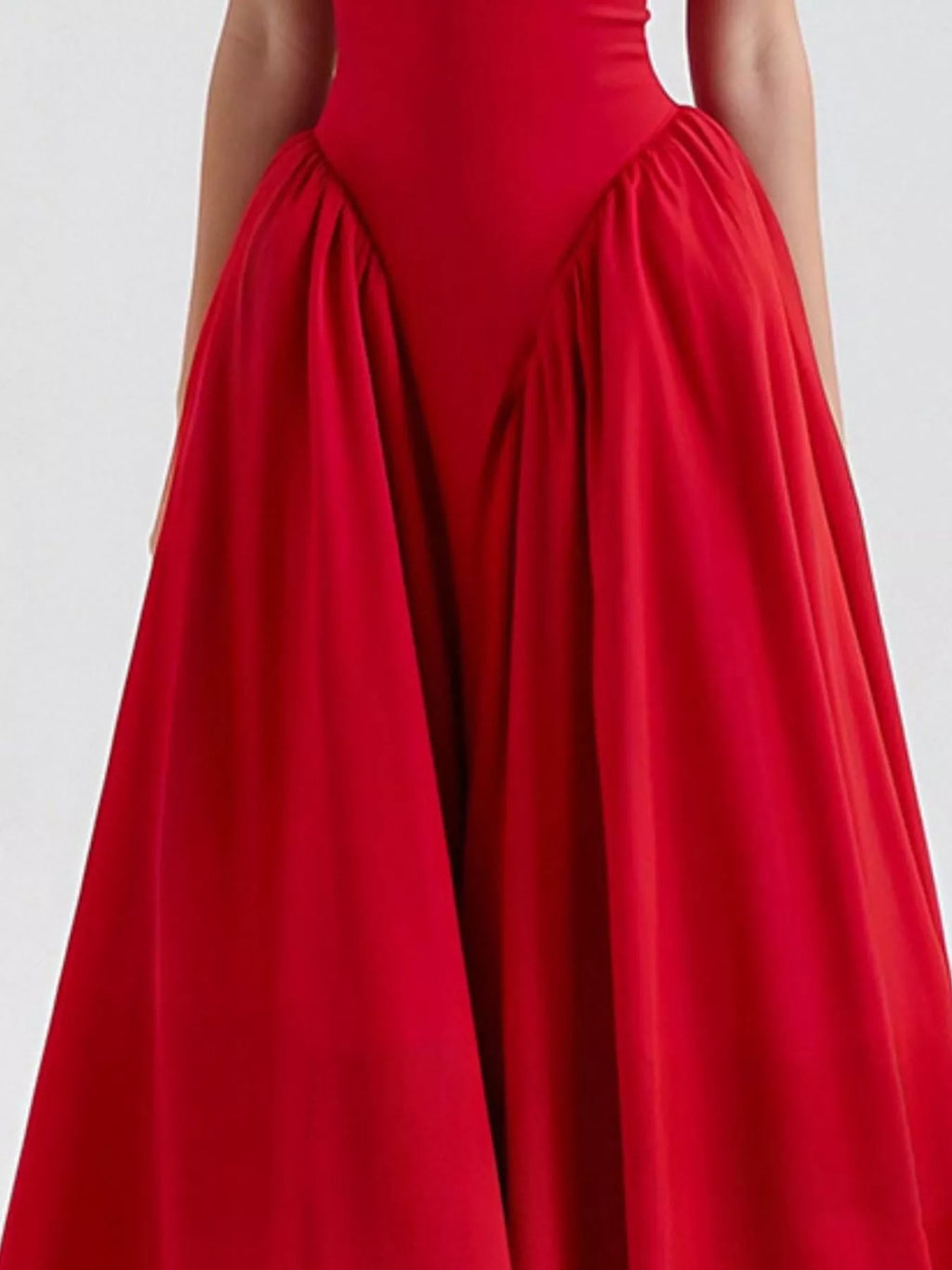 Halter Neck Midi Dress Pockets (9)