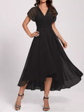 Ruched A-line Midi Dress (7)