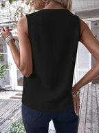 Full Size V-neck Contrast Tank Plus (10)