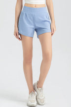 Elastic Waist Active Shorts (4)