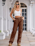 High-waisted Cargo Jeans (8)