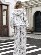 Printed Long Sleeve Hoodie Pants Set (12)