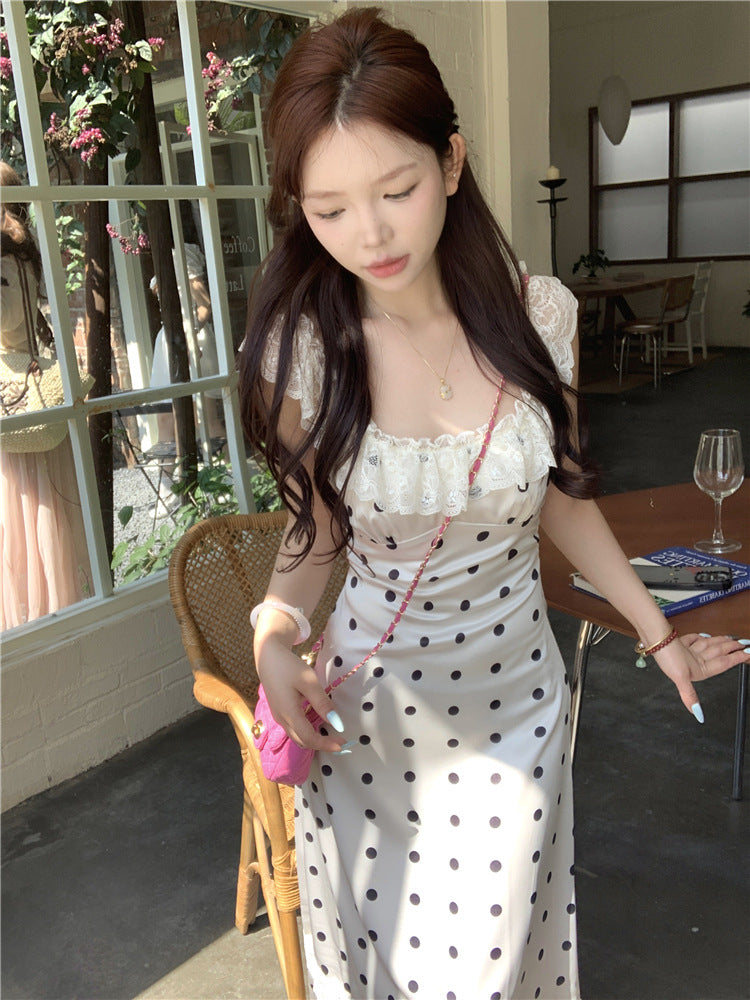 Polka Dot Brace Dress photo 14