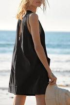 Round Neck Sleeveless Romper Pockets (18)