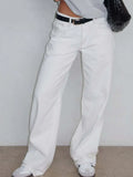 Wide Leg Jeans Pockets