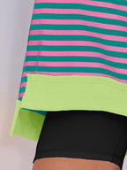 Notched Long Sleeve Oversized Sweatshirt (13)