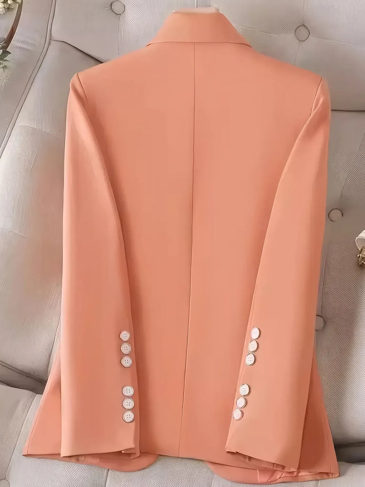 Single-button Long Sleeve Blazer (2)