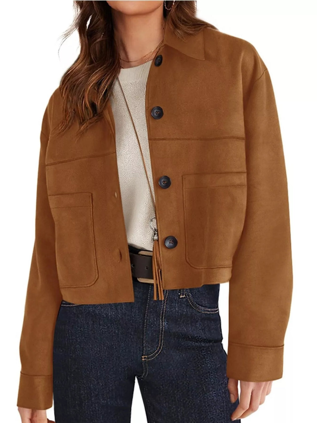 Button-down Cropped Jacket (3)