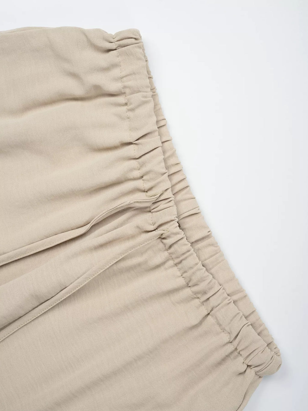 Drawstring Wide Leg Pants (2)