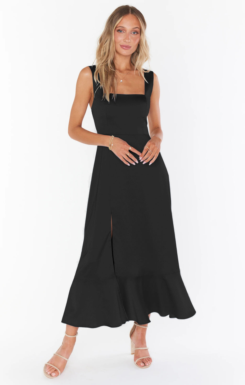 Suspender Split Dress for Women (5)