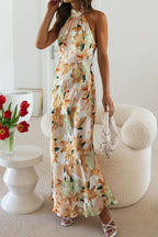 Floral Print Halter Neck Maxi Dress (19)